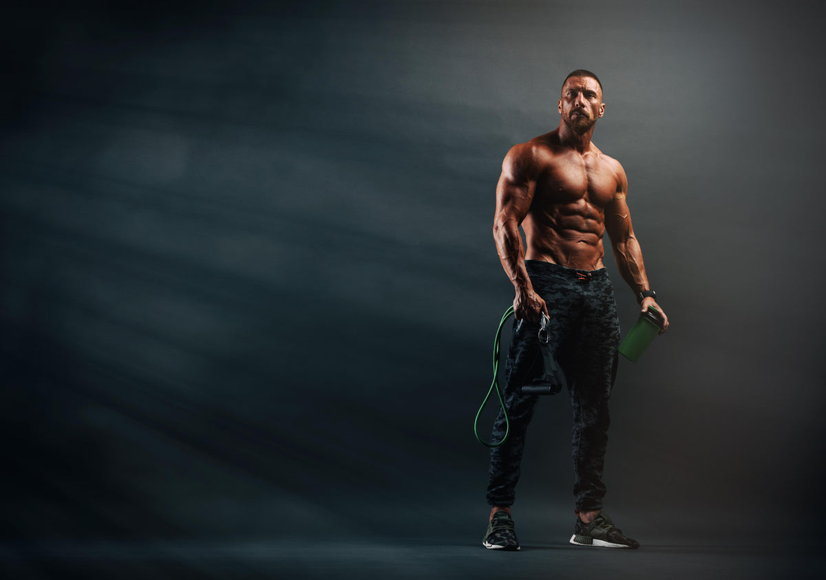 Duschrückwand-Bodybuilder - Training