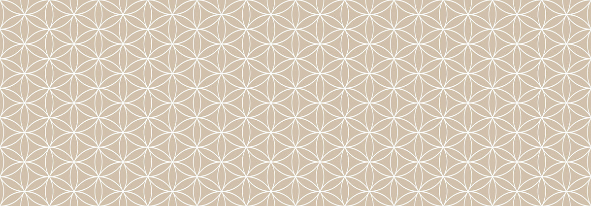 Küchenrückwand-Geometrica Fiori Cappuccino
