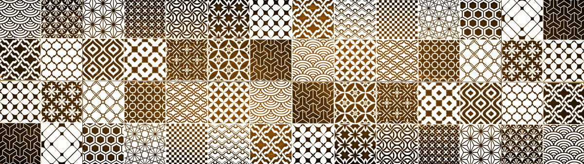 Küchenrückwand-Braun-Beige geometrisch Mosaik