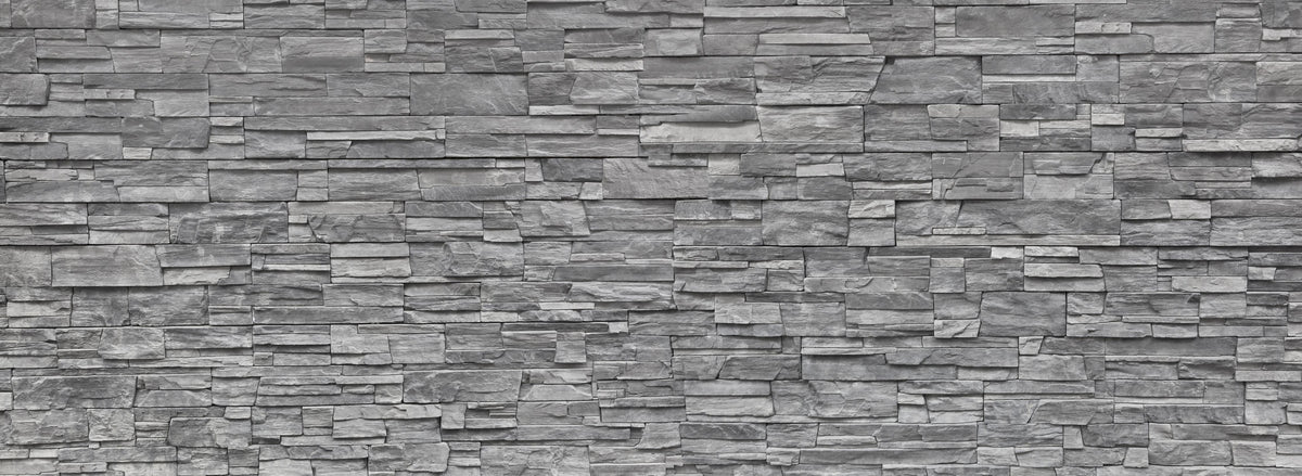 Küchenrückwand-Graue Steinwand