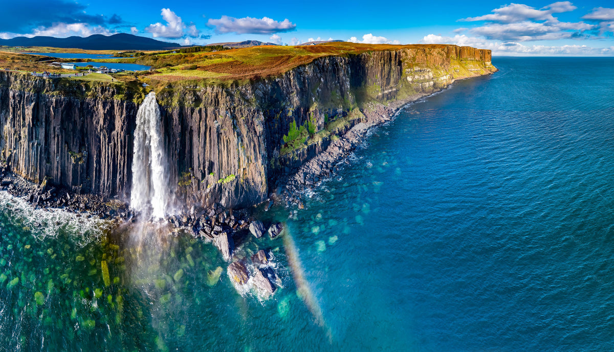 Küchenrückwand-Klippen von Staffin - Schottland