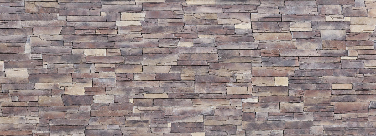 Küchenrückwand-Natursteinmauer aus Sandstein