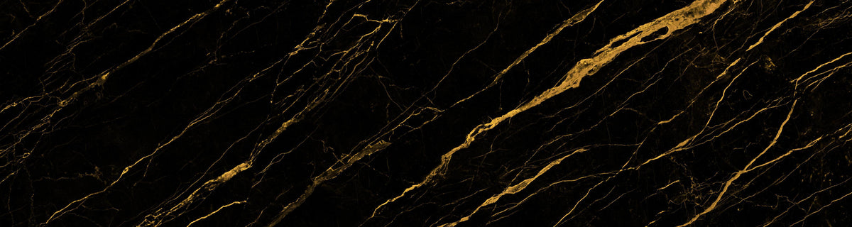 Küchenrückwand-Schwarz goldener Marmor