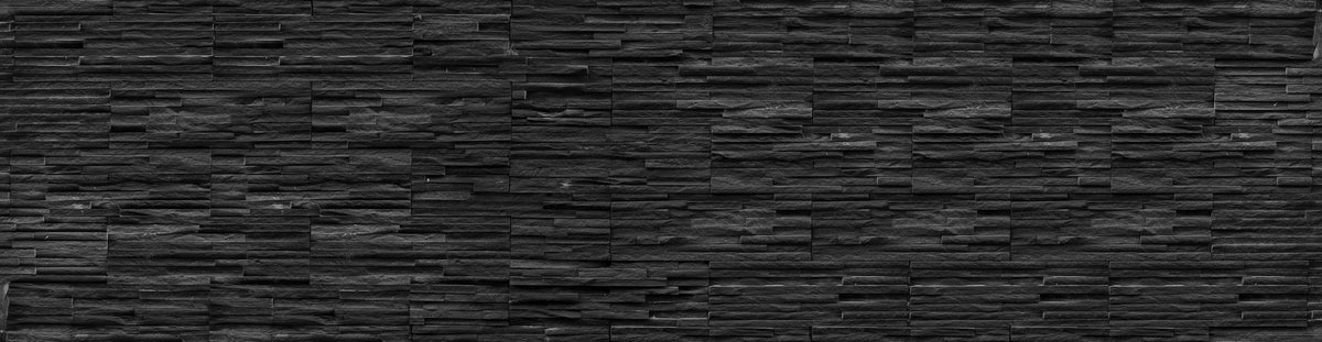 Küchenrückwand-Schwarze Schieferstein-Mauer