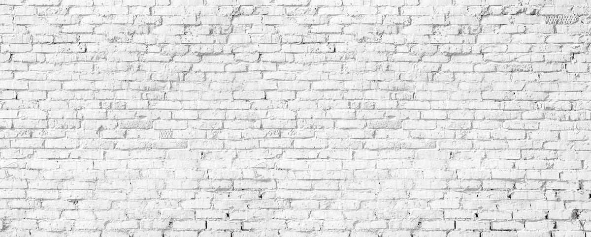Küchenrückwand-Weiße Ziegelwand - Steinmauer