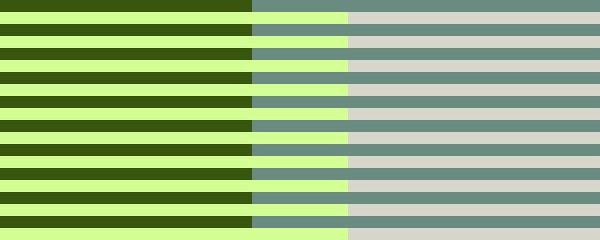 Küchenrückwand-The Greens - Multy Stripes - Granny Smith