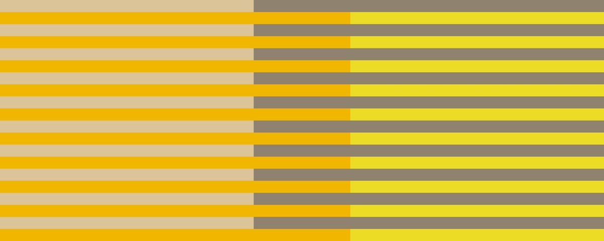 Küchenrückwand-The Yellows - Multy Stripes - Honey