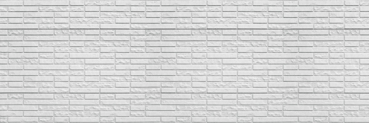 Office Poster-Abstrakte weiße Backsteinmauer