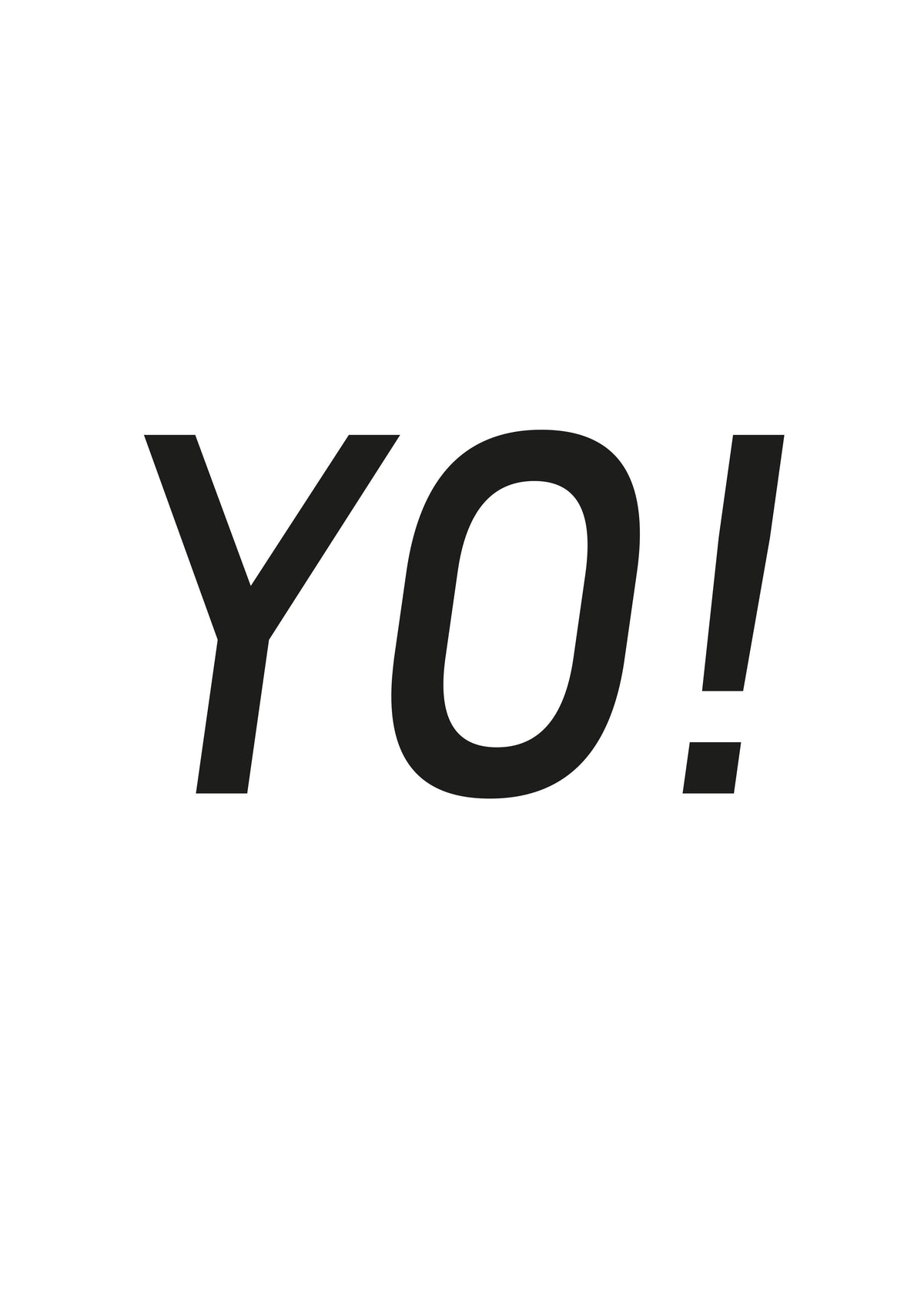 Wandbild-Yo!