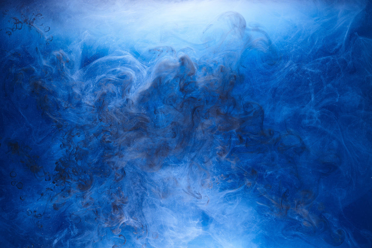 Duschrückwand-Blauer Rauch