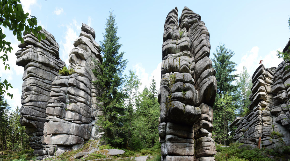 Duschrückwand-Fichtelgebirge - Drei Brüder