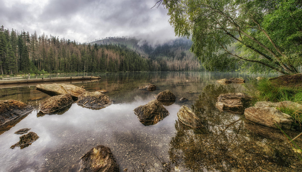Duschrückwand-Sumava - Schwarzer See - Tschechische Republik