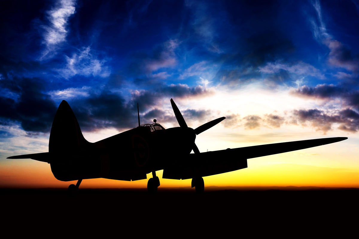 Duschrückwand-Supermarine Spitfire