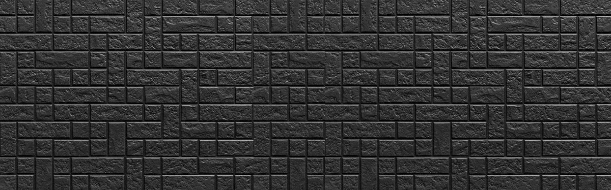 Küchenrückwand-Geometrisches dunkles Wandfliesendesign