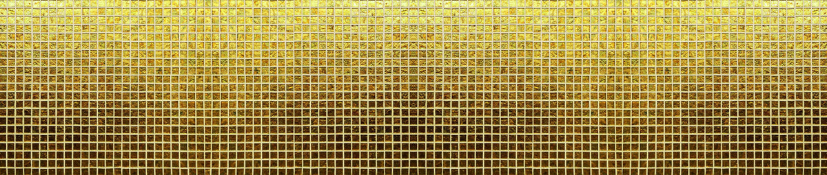 Küchenrückwand-Goldenes Fliesenmuster