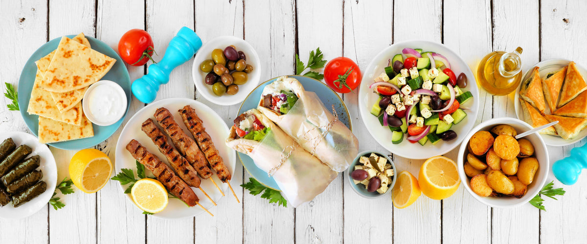 Küchenrückwand-Griechisches Essen