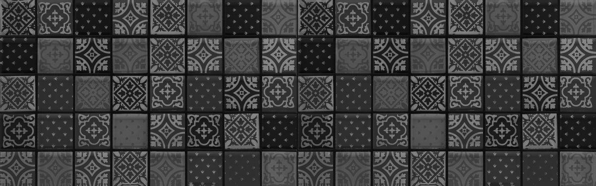 Küchenrückwand-Schwarze anthrazit Fliesen