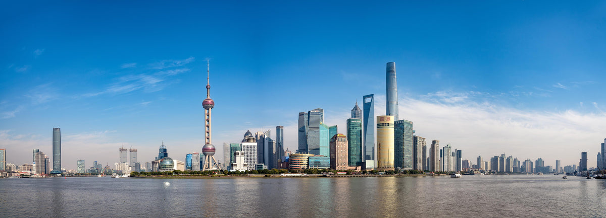 Küchenrückwand-Skyline von Shanghai