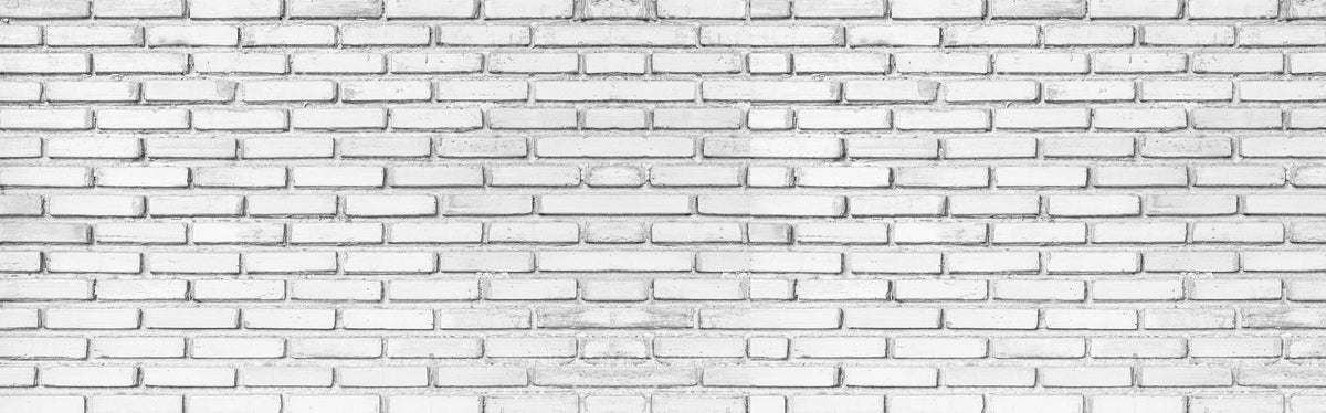 Küchenrückwand-Weiße Backsteinmauer