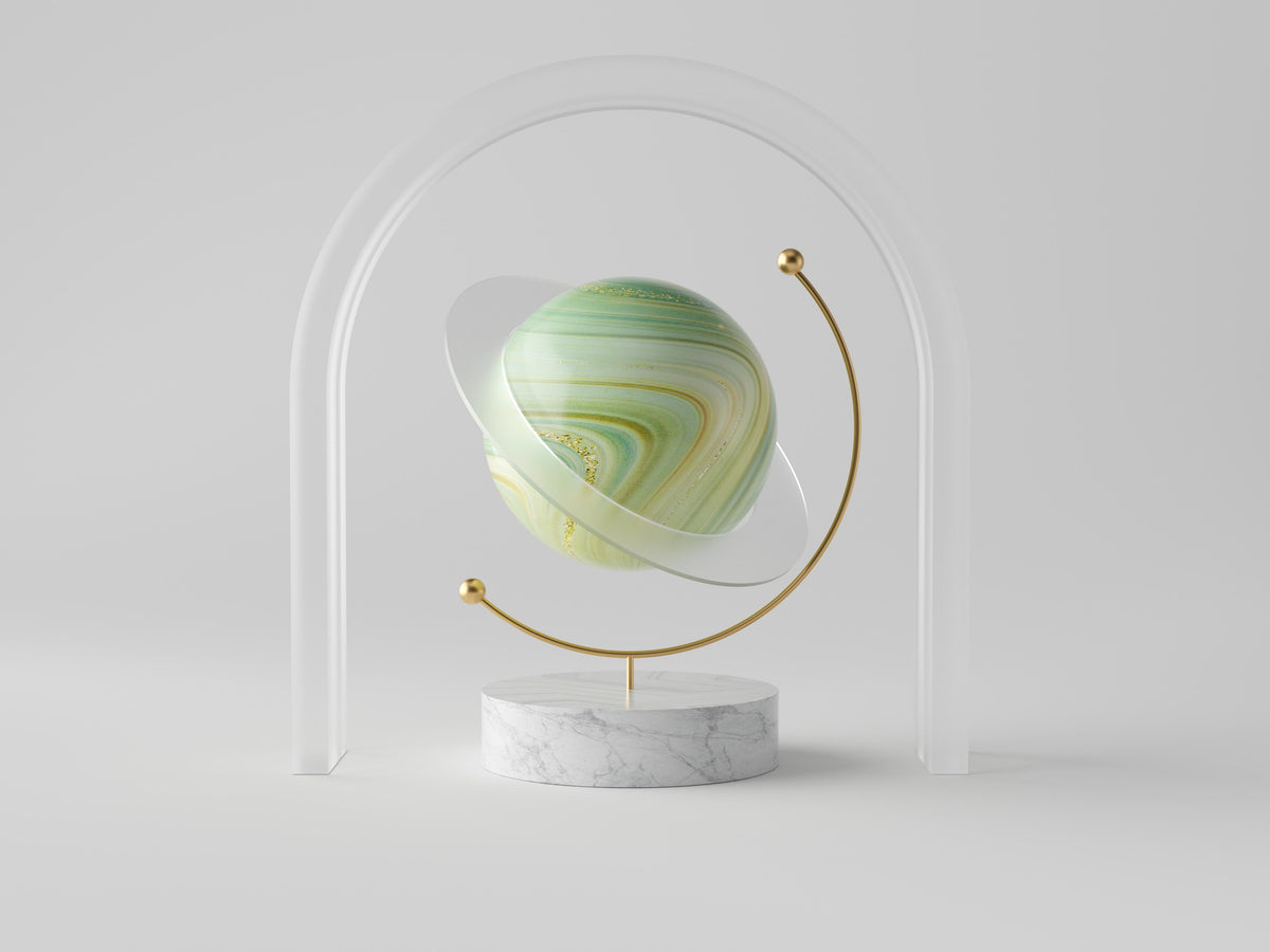 Spritzschutz-Moderne 3D-Gestaltung einer Erdkugel
