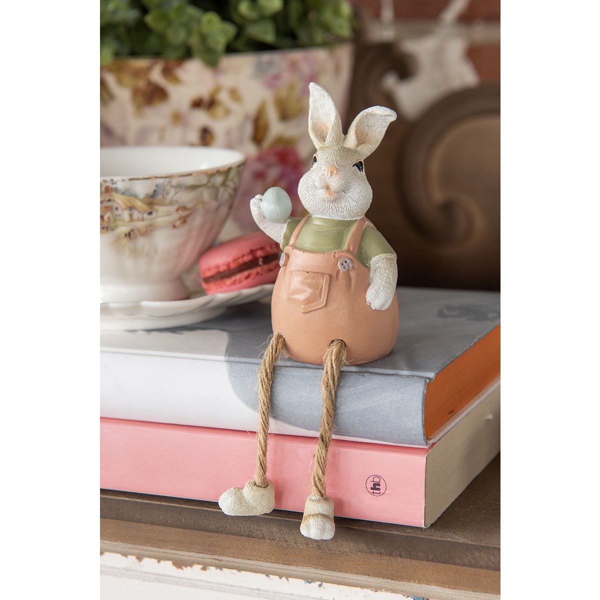 Deko Hase 6x6x10/16 cm